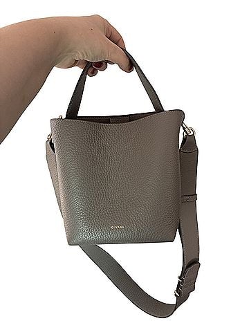Cuyana mini linea bucket Leather Bucket Bag (view 1)