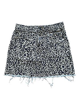 Madewell Rigid Denim A-Line Mini Skirt Denim Skirt (view 2)