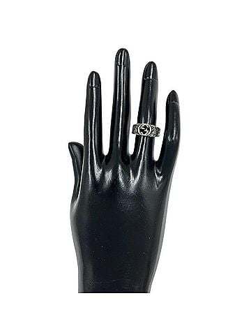 Gucci GUCCI Interlocking G Arabesque Ring, Sterling Silver 925, Accessory, Item No. 15988 (view 2)