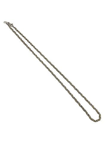 Tiffany & Co. TIFFANY&amp;Co. Tiffany Twist Rope Necklace, Sterling Silver 925, 18K Yellow Gold 750YG, 16280 (view 1)