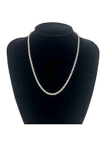 Tiffany & Co. TIFFANY&amp;Co. Tiffany Twist Rope Necklace, Sterling Silver 925, 18K Yellow Gold 750YG, 16280 (view 2)