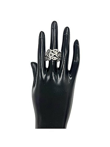 Hermès HERMES Chaine d'Ancre Enchainee GM Ring, Sterling Silver 925, Size #57, Silver, Item No. 58271 (view 2)