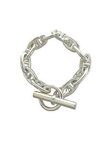 Hermès HERMES Chaine d'Ancre GM 12-link bracelet, sterling silver (925), accessory, silver, 51660 (view 1)