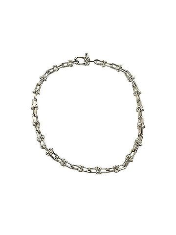 Tiffany & Co. TIFFANY&amp;Co. Tiffany Vintage Hardware Microlink Bracelet, Sterling Silver 925, 35862 (view 1)