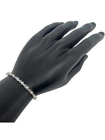 Tiffany & Co. TIFFANY&amp;Co. Tiffany Vintage Hardware Microlink Bracelet, Sterling Silver 925, 35862 (view 2)