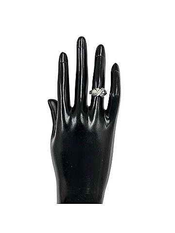 Tiffany & Co. TIFFANY&amp;Co. Tiffany Vintage Signature Cross Ring, Sterling Silver 925, Accessory, Silver, 33037 (view 2)