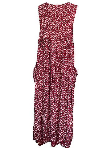 April Cornell floral pinafore Casual Dress (view 2)