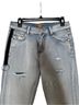 Pol Distressed Boyfriend O-Ring Belt Accent Jeans - photo 3