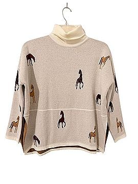 THML Turtleneck Horse Print Sweater Sweater Vest (view 2)