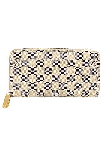 Louis Vuitton Louis Vuitton Zippy Wallet, Women's/Men's Long N60019 (Discontinued), Damier Azur White (view 1)