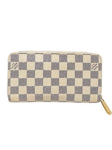 Louis Vuitton Louis Vuitton Zippy Wallet, Women's/Men's Long N60019 (Discontinued), Damier Azur White (view 2)