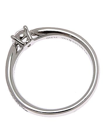 Tiffany & Co. Tiffany &amp; Co. Pt950 0.27ct Diamond Harmony Half Eternity Ring for Women (Pt950 Platinum) (view 2)