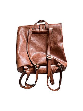 Sonoma Goods for Life square foldover Leather Backpack (view 2)