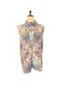 Johnny Was Floral Blue White Vest Size M - photo 1