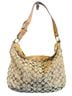 Coach Print Brown Tan Leather Hobo One size - photo 1