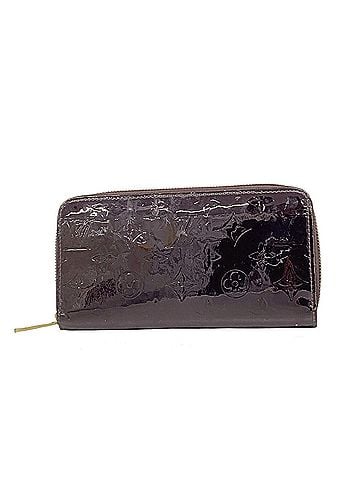 Louis Vuitton Louis Vuitton Vernis Zippy Wallet M90416 Amarante Women's Long (view 1)
