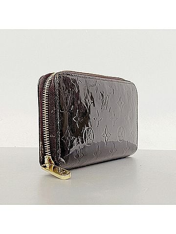 Louis Vuitton Louis Vuitton Vernis Zippy Wallet M90416 Amarante Women's Long (view 2)