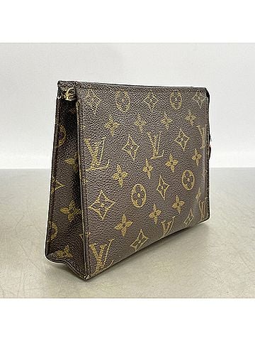 Louis Vuitton Louis Vuitton Monogram Pochette Toilette 19 M47544 Brown Women's Bag/Pouch (view 2)