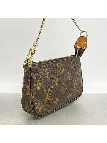 Louis Vuitton Louis Vuitton Monogram Mini Pochette Accessoires M58009 Brown Women's Bag/Pouch (view 2)