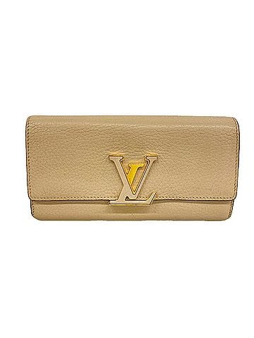 Louis Vuitton Louis Vuitton Long Wallet, Taurillon Leather, Portefeuille Capucines, M61249, Ladies' (view 1)