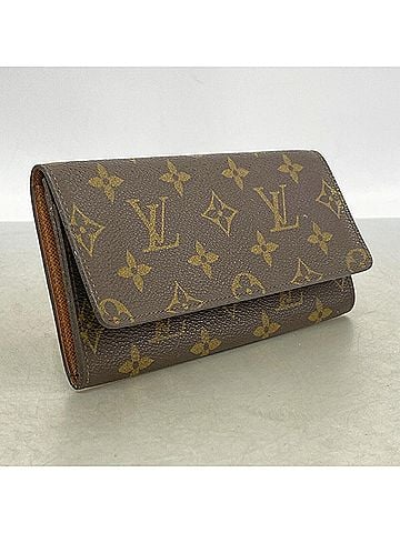 Louis Vuitton Louis Vuitton Monogram Portefeuille Yen Wallet/Long Wallet M61818 Brown Men's (view 2)