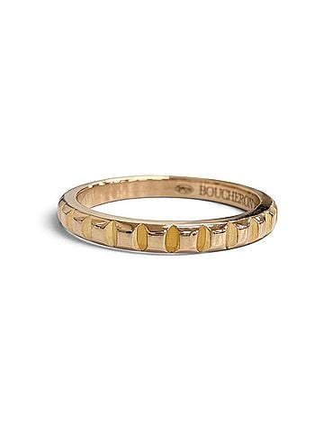 Boucheron BOUCHERON Quatre Clou de Paris Small Ring, AU750 (PG) Pink Gold, Weight 1.9g, Women's. (view 2)