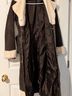 Taunt 100% Suede 100% Polyester 100% Acrylic Brown Ivory Coat Size M - photo 9