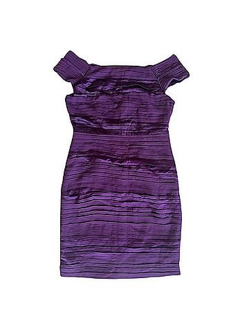 Alice + Olivia Mini Silk Cocktail Dress Cocktail Dress (view 1)