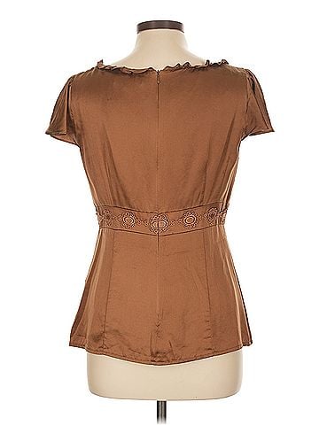 Nanette Lepore Nanette Lepore Short Sleeve Silk Top (view 2)