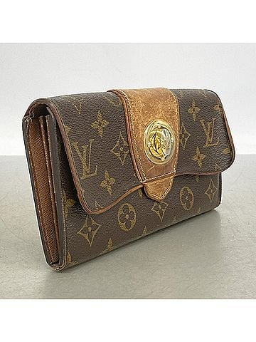 Louis Vuitton Louis Vuitton Monogram Portefeuille Boétie Long Wallet M63220 Brown Women's (view 2)