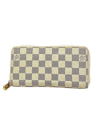 Louis Vuitton Louis Vuitton Damier Azur Zippy Wallet N41660 White Women's Long (view 1)