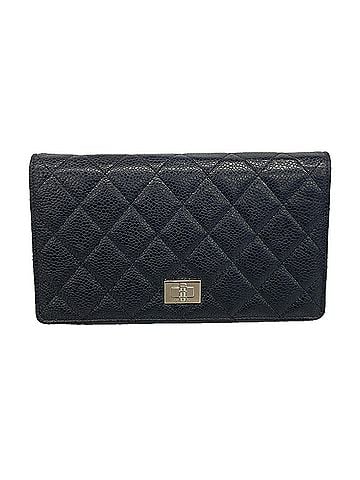 Chanel Chanel Long Wallet 2.55 Caviar Leather Black Women's (view 1)