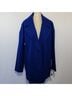 Liz Claiborne 56% Wool 29% Polyester 8% Nylon 7% Other 100% Polyester Solid Blue Coat Size M - photo 5