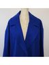 Liz Claiborne 56% Wool 29% Polyester 8% Nylon 7% Other 100% Polyester Solid Blue Coat Size M - photo 15