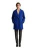 Liz Claiborne 56% Wool 29% Polyester 8% Nylon 7% Other 100% Polyester Solid Blue Coat Size M - photo 4