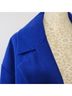 Liz Claiborne 56% Wool 29% Polyester 8% Nylon 7% Other 100% Polyester Solid Blue Coat Size M - photo 7