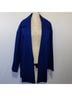 Liz Claiborne 56% Wool 29% Polyester 8% Nylon 7% Other 100% Polyester Solid Blue Coat Size M - photo 11