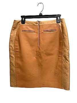 AKRIS Leather Skirt (view 2)