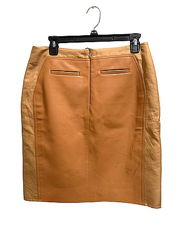 AKRIS Leather Skirt (view 2)