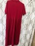Eddie Bauer 100% Cotton Red Burgundy Active Dress Size M - photo 3
