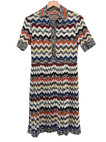 Missoni Zigzag Knit Polo Dress Casual Dress (view 1)