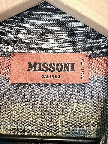 Missoni Zigzag Knit Polo Dress Casual Dress (view 2)