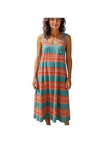Tommy Bahama Keefe Stripe Crisscross Casual Dress (view 1)