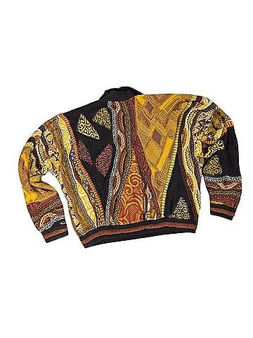 Coogi 3D Knit Quarter Zip Sweater Pullover Sweater (view 2)