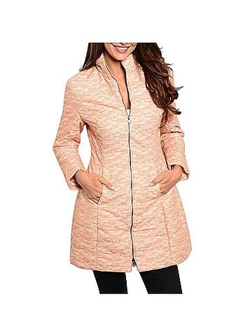 Ark & Co. Puffer Quilted Lace Jacket Jacket (view 1)