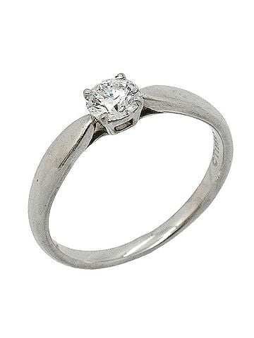 Tiffany & Co. Tiffany &amp; Co. Harmony Ring, 1PD (One Diamond), Pt950 Platinum, 0.33ct Diamond (Women's) (view 1)