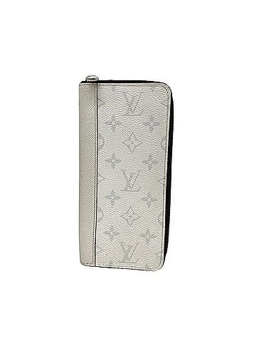 Louis Vuitton Louis Vuitton Taiga Zippy Wallet Vertical M30446 Antarctica Men's Long (view 1)