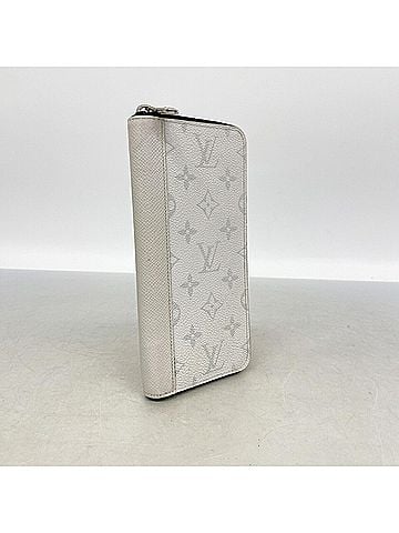 Louis Vuitton Louis Vuitton Taiga Zippy Wallet Vertical M30446 Antarctica Men's Long (view 2)