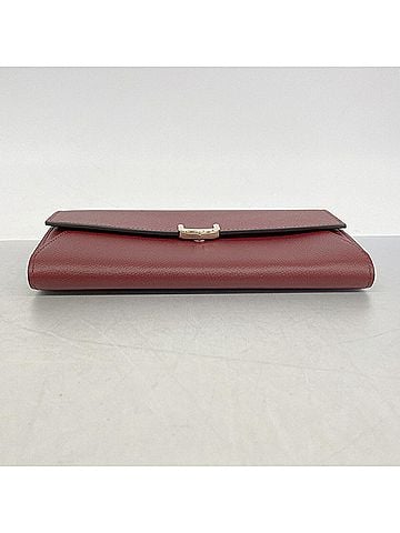 Cartier Cartier C de Long Wallet, Leather, Bordeaux/Champagne, Ladies (view 2)