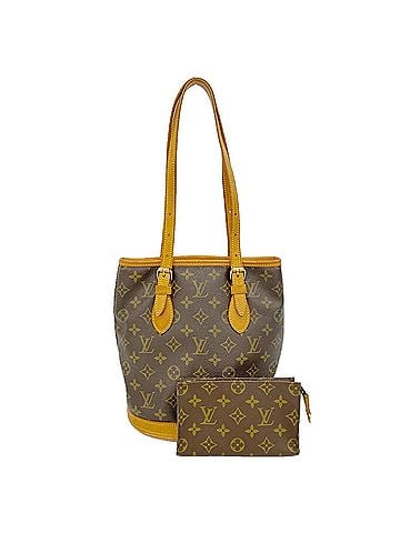 Louis Vuitton Louis Vuitton Monogram Bucket PM Tote Bag M42238 Brown (Women's) (view 1)